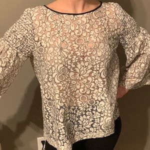 Loft lace shirt- never worn